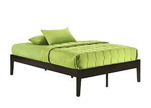Chilipepper Basic Chocolate Platform Bed by Night & Day Furniture