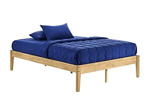 Chilipepper Basic Natural Platform Bed by Night & Day Furniture