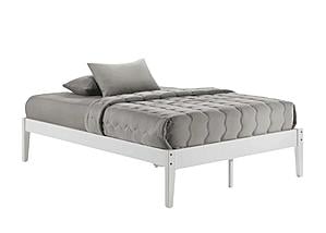 Chilipepper Basic White Platform Bed by Night & Day Furniture