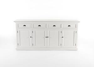 Halifax Buffet In Classic White by Novasolo