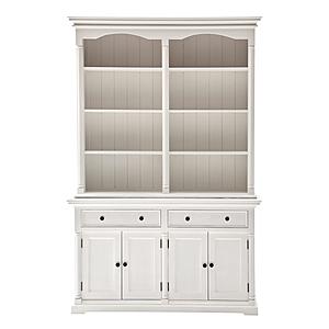 Provence Hutch Cabinet, Classic White by Novasolo