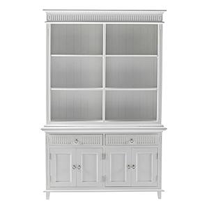 Skansen Hutch Unit w/6 Shelves in White by Novasolo