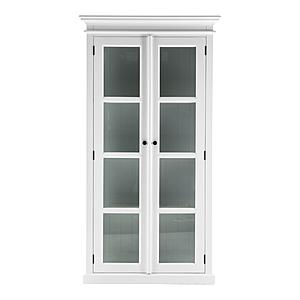 Halifax Double Vitrine, Classic White by Novasolo
