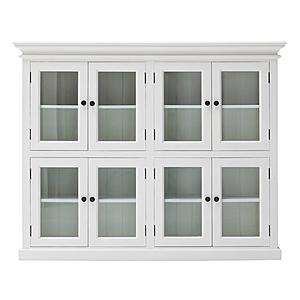 Halifax Pantry 8 Doors, Classic White by Novasolo