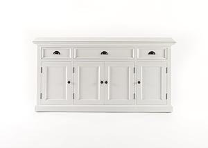 Halifax Buffet Console Table in Classic White by Novasolo