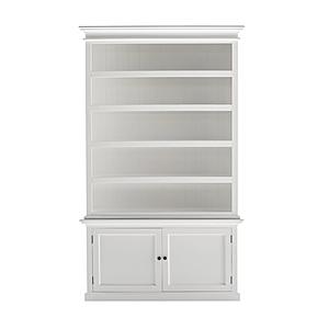 Halifax 54" Single-Bay Hutch in Classic White by Novasolo