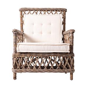 Wickerworks Marquis Chair (Set of 2), Natural by Novasolo