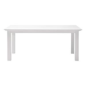 Halifax Dining Table 71x35, Classic White by Novasolo