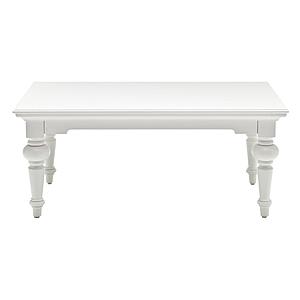 Provence Rectangular Coffee Table, Classic White by Novasolo
