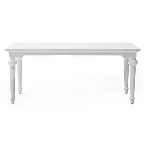 Provence 79" Dining Table, Classic White by Novasolo