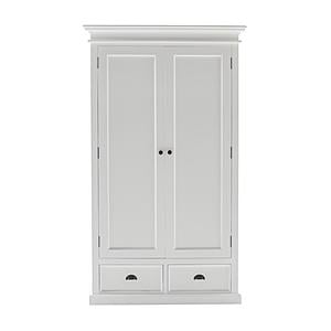 Halifax Wardrobe in Classic White by Novasolo