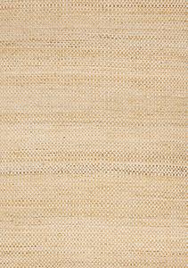 Naturals Light Oak Intricate Cream Weave Jute Rug by Kalora