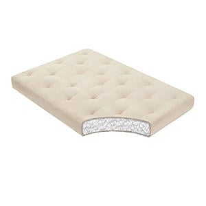 4 Inch Organic Cotton Wool Wrap Futon Mattress by Comfort Pure