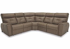 [Special Order] Acacia Sectional Sofa, Configuration 4 by Palliser