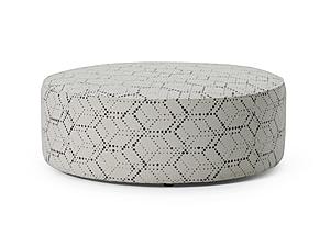 [Special Order] Mingle Round Large Ottoman by Palliser