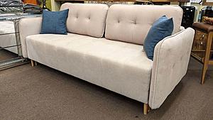 Lauri Sofa Bed Sleeper (Queen Size) w/Storage Melange Beige by Prestige Furnishings