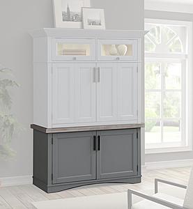 Americana Modern - Dove Workstation Base by Parker House Furniture