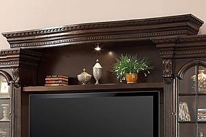 Bella Bridge, Shelf & Lower Back Panel Extension by Parker House Furniture