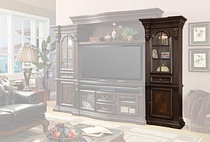 Bella Right Pier & Upper Bridge Back Panel by Parker House Furniture