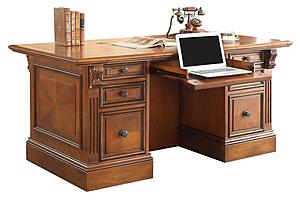 Huntington Double Pedestal Executive Desk by Parker House Furniture