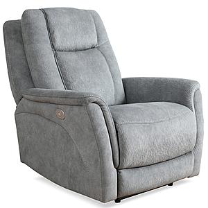 Linus - Hudson Grey Power Zero Gravity Recliner by Parker House Furniture