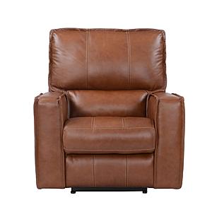 Rockford - Verona Saddle Brown Leather Power Recliner by Parker House Furniture