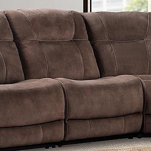 Cooper - Shadow Brown Manual Armless Recliner by Parker House Furniture
