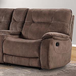 Cooper - Shadow Brown Manual Right Arm Facing Recliner by Parker House Furniture