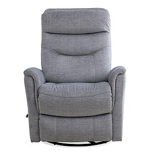 Gemini - Capri Silver Manual Swivel Recliner by Parker House Furniture