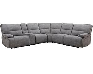 Gladiator - Sky 6Pc Package A Reclining Sectional (811LPHZ, 810, 850, 840, 860, 811RPHZ by Parker House Furniture