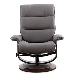 Knight - Haze Manual Reclining Swivel Chair & Ottoman by Parker House Furniture