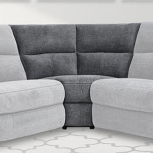 Polaris - Bizmark Grey Corner Wedge by Parker House Furniture