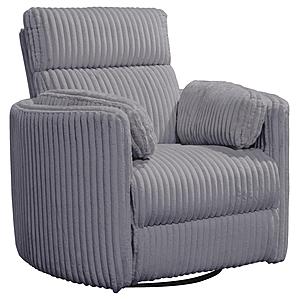 Radius - Mega Grey Power Swivel Glider Recliner by Parker House Furniture