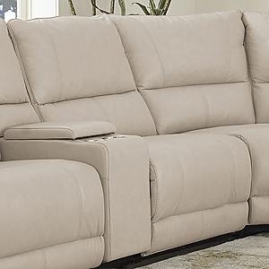 Whitman - Verona Linen Power Cordless Armless Recliner by Parker House Furniture