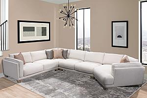 Escape Mirage Mist 4pc Sectional Sofa (921,915,920,950) by Parker House Furniture