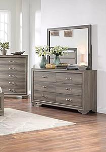 F5577 Espresso Mirror by Poundex