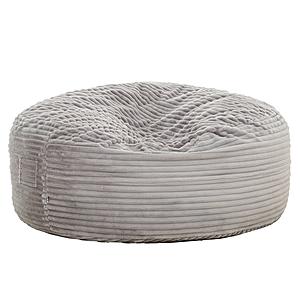 Sealy Kade 6ft Velour Memory Foam Bean Bag by Primo