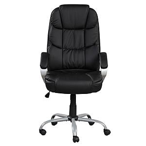 Sealy Kronos Black PU High Back Office Task Chair by Primo