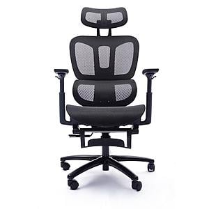 Sealy Huxley Adjustable Ergonomic Black Mesh Office Chair by Primo