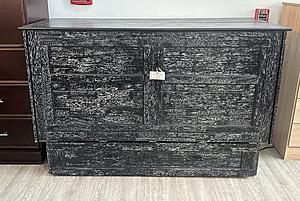 [Floor Sample] Poppy Blizzard Queen Murphy Cabinet Bed by Night & Day Furniture