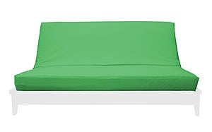Premium Solid Lime Futon Cover by Prestige