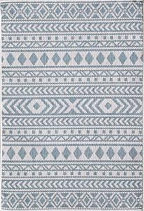 Provo Ivory/Aqua Natura Area Rug by KAS Rugs