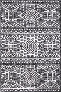 Provo Black Quinn Area Rug by KAS Rugs
