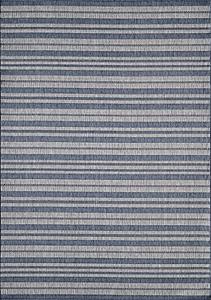 Provo Blue Stripes Area Rug by KAS Rugs