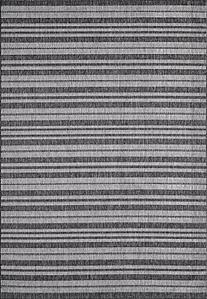 Provo Grey Stripes Area Rug by KAS Rugs
