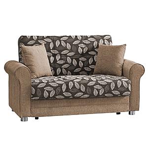 Rio Beige Convertible Loveseat by Casamode
