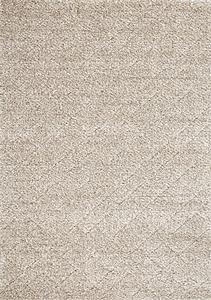 Roman Beige Soft Touch Rhombus Pattern Rug by Kalora