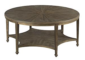 Emporium Sutter Round Coffee Table by American Drew
