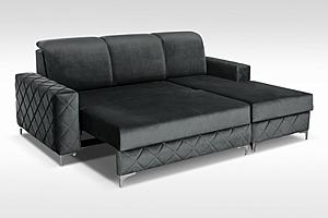 Alfredo Mini Gray Sectional Sofa by Skyler Designs