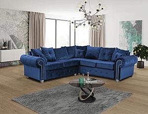 Ashley Sectional Sofa Brown by Skyler Designs